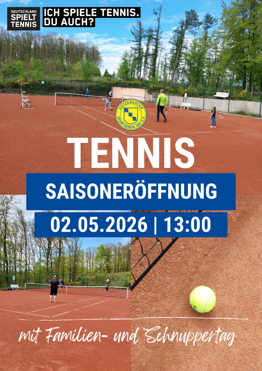 Tennis Saisoneröffnung - Start am 2.5.2026 um 13:00